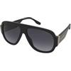 Marc Jacobs Marc 843/S 807/9O | Occhiali da Sole Graduati o Non Graduati | Prova Online | Plastica | Pilot | Nero | Adrialenti