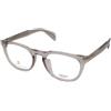 David Beckham DB 1186/F KB7 | Occhiali da Vista Graduati | Unisex | Plastica | Quadrati | Grigio, Trasparente | Adrialenti