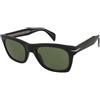 David Beckham DB 1222/S 807/QT | Occhiali da Sole Graduati o Non Graduati | Plastica | Quadrati | Nero | Adrialenti