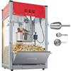 VEVOR Macchina per Popcorn, 458 x 380 x 768 mm Macchina Popcorn Elettrico 1440W Bollitore 0,34 kg con Vetro Temperato, Macchina per Popcorn da Tavolo, Include 3 Cucchiai in Acciaio Inox, Stile Cinema