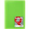 Grafoplás Grafoplas - Cartella, formato protocollo, Copertina in PP, plastica sintetica, trasparente 50 Verde