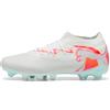 PUMA Scarpe da calcio FUTURE 9 MATCH BRILLIANCE FG/AG da donna, Scarpe, Bianco, 35.5