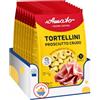 Generic Amato Tortellini Secchi Ripieni al Prosciutto Crudo 250 g, Pasta all'Uovo di Semola di Grano Duro, Ideali in Brodo o con Panna, Confezione Multipla 4/8/12 Pezzi (8 PEZZI)