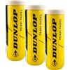 Dunlop Tre Tubi Palline da padel Dunlop Team Padel