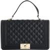 MARC ELLIS Borsa Donna FLAT SQUARE M BLACK/LIGHT GOLD Black/Light Gold Taglia Unica