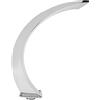 Picysa Fontana di Cascata Piscina con Filettatura Interna G1 in Acciaio Inox 304, Design Arrotondato e Curvo, Fontana Piscina Esterna per P Giochi
