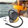 HUSHUI Pompa a Pedale Gonfiatore Pompa Ad Aria Portatile Ad Alto Volume per Letti Gonfiabili, Anelli per Nuotare e Materassini per L'acqua, e Giallo, 1 unità (gonfiabile)