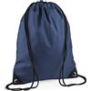 BagBase Premium acqua Resistente Gymsac BG10 - Scuola Università sport Zaino - Marina francese