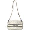 Pollini BORSA A TRACOLLA HERITAGE CON LOGO ALL-OVER