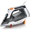 Ariete 6190 Step UP, Ferro da stiro intelligente, Piedini intelligenti, Piastra in ceramica Ultraglide con 57 fori, Serbatoio 320ml, 2400W, Vapore continuo 30g/min