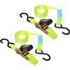 ProPlus PRO PLUS 320204 - Cinghia di Fissaggio con tenditore a cricchetto e 2 Ganci, 5 m