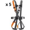 Petzl Swan Easyfit Stainless imbraghi completi parchi avventura (confezione da 5)