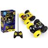 TURBO CHALLENGE - Flip Batman Vs Robin - Licenza Ufficiale DC Batman - Stunt - 096644 - Auto Telecomandata - Giallo - Plastica - Giocattolo per Bambini - Regalo - Doppia Faccia - A partire da 3 anni