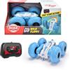 Dickie Toys - RC Auto Wild Flippy (blu) - Auto telecomandata con rotazione e funzione flip (fino a 8 kmh), auto giocattolo per bambini dai 6 anni in su, 201103003