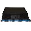 LINK LK24FODN PANNELLO FIBRA OTTICA 19 CON 24 PORTE SC DUPLEX PROFONDITA' 250 MM NERO CON ACCESSORI