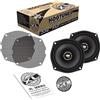 Hogtunes 352-XLF - Altoparlanti anteriori da 5,2 pollici per modelli Harley-Davidson Classic, Ultra, Limited, Street Glide e Road Glide 2006-2013