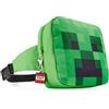Minecraft Marsupio per bambini, marsupio per ragazzi gamer, Verde, Taglia unica, Marsupio