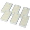 vhbw 6x filtro compatibile con Ecovacs Deebot KK8, X580, X600, CR120, X500 aspirapolvere - filtro HEPA bianco