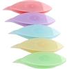 GLOGLOW Kit Navetta Chiacchierino da 5 Pezzi, Navette in Plastica Colorate per Merletti a Mano Fai-da-te