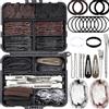 VorIrydian 162 Pezzi Kit Professionale Accessori Capelli per Danza Ginnastica, Set Completo per Chignon con Forcine a U, Retine, Elastici Scatola Portaoggetti, Accessori per Ballerine, Ragazze