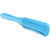 Hidyliu Spazzola Districante a 8 File Spazzola Massaggio Ergonomica per Capelli Ricci Design in Plastica Portatile 9,6x2,2 Pollici (Blu)