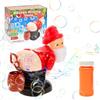 Yozexin Divertente giocattolo natalizio con bolle di Babbo Natale, soffiatore automatico per bolle di scoreggia, macchina per bolle di Babbo Natale per bambini, giocattolo elettrico con luce e musica, per