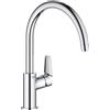 Grohe BauEdge Rubinetto Miscelatore Monoforo per Lavello Cucina Cromo - 31367001