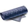 FEFI Custodia rigida per occhiali - splendida effetto glitter in qualità premium - chiusura magnetica - protezione perfetta - panno in microfibra - donna e uomo
