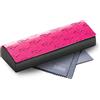 FEFI - Custodia rigida bicolore per occhiali Softtouch con chiusura magnetica con panno per occhiali, Colore: rosa., M
