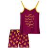 Harry Potter Pigiama Bambina Pigiama Estivo Bambina Corto 7-14 Anni con Maniche Corte o Canotta Pigiama Cotone Bambina Idea Regalo Gadget