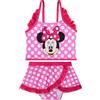 Get Trend Disney Minnie Mouse Bikini Bambina Set 2-6 Anni, Costume Piscina Bambina Due Pezzi Top e Gonna da Bagno, Regalo Ragazza (2-3 Anni, Rosa/Bianco Minnie)