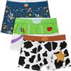 Get Trend - Disney Toy Story 3 Pezzi Boxer Bambino 2-7 Anni, Buzz Lightyear Mutande Intimo, Elasticizzato e Traspirante, Regalo Bambino (6-7 Anni, Multi Toy Story)