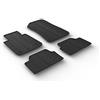 Gledring Tappetini in Gomma Compatibile con BMW Serie 1 E81/E87 3/5-porte 2004-2011 (Profilo T 4-Parti + Clip di Montaggio)
