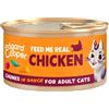 EDGARD & COOPER GATTO ADULTO BOCCONCINI IN SALSA POLLO DA 85 GR 85G