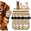 OSDUE 4 Pezzi Calzini Cani Antiscivolo, Protezioni Zampa di Cane Regolabili | Traction Pad Lavabili, Calze di Protezione e Recupero, Stivali Paw per Cani Piccola Taglia Media Taglia, L Giallo