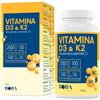 BOBACARE Vitamina D3 K2 con Sali d Magnesio degli acidi grassi e Bioss
