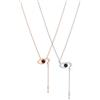Generic Collana di proiezione dell'occhio del male argento sterling 925 personalizzato collana di foto pendente commemorativo per la sua mamma San Valentino fatto a mano personalizzato