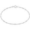 Handmade Codice Morse Bracciale argento sterling 925 codice Morse gioielli Miglior Amico Segreto Messaggio minimalista Beaded Bracciale Festa della mamma Anniversario fatto a mano