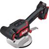 FLEX 535424 - Agitatore per piastrelle TV 18-EC C (18 V, piastra vibrante Ø 120 mm, motore brushless EMS, indicatore batteria LED, ergonomico, senza batteria/caricabatterie, vibratore per piastrelle)