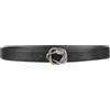 JUST CAVALLI - Cintura in pelle - Nero