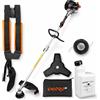 DNIPRO-M Decespugliatore a Scoppio 33M, 32.6cc, Potenza 1 kW, Design Ultra Leggero 7.1 kg, 7900 RPM, Macchina Agile per Giardino, Lama e Testina a Filo - 33M