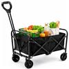 Eurocatch Carrello Pieghevole 75x45x86 cm - Carrello Trasporto con Tessuto 600D - Maniglia Regolabile - Portabicchieri