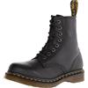 Dr. Martens 1460 Milled Smooth, Scarpe Stringate Basse Brogue Unisex-Adulto, Nero, 36
