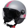 Momo design Casco Moto Jet Momo Design FGTR CLASSIC Fluo Grigio Opaco Fu