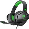 NUBWO Cuffie Gaming per PS4, PS5, PC, Xboxone, Cuffie con Microfono Over-Ear con Cancellazione del Rumore per Computer Portatili NS Games - Verde
