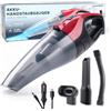CLEANmaxx - aspirapolvere a batteria a umido e a secco | aspirapolvere portatile - senza fili e potente | con contenitore della polvere da 450 ml | ricaricabile e portatile | con filtro EPA e luce LED