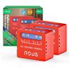 NOUS B5Z Modulo Interruttore Smart ZigBee Con Misurazione Energia - 1 Canale da Incasso, ZigBee 3.0, 100-240V 2000W, Compatibile con Alexa, Google Assistant, SmartThings, Pack of 2, Hub Richiesto