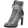 Karl Lagerfeld Paris Blayze Fashion Boot Donna, Argento, 38.5 EU
