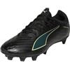 Puma Scarpe Unisex Ultra 6 Play Fg/AgSoccer, Puma Nero Fizzy Verde Chiaro Terreno, 42 EU