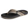 REEF Cushion Phantom 2.0 - Infradito da uomo, plantare ultra morbido con cuscino, marroncino/nero (Fossil/Raven), 45